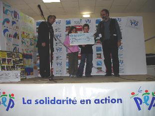 Remise du chèque